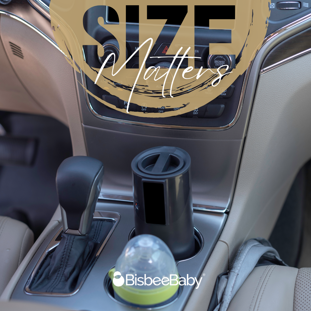 BisbeeBaby Keddle portable bottle warmer is sized to fit in any cup holder