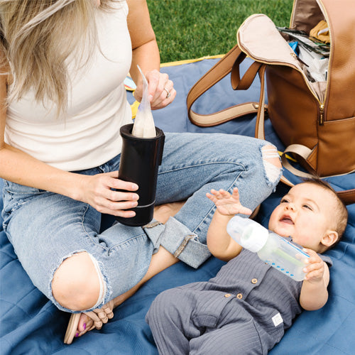 battery operated bottle warmer that can warm breast milk bags